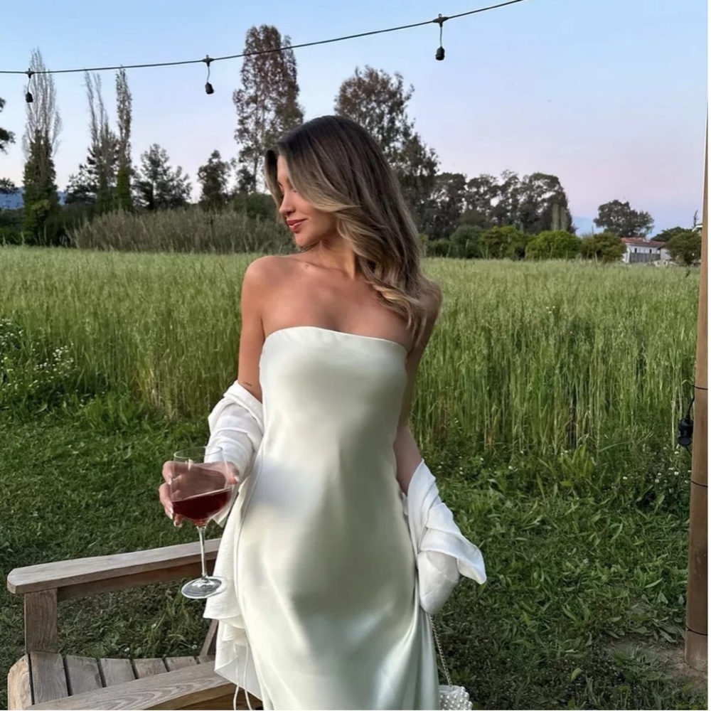 Zara Satin Effect Dress